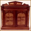 walnut victorian credenza